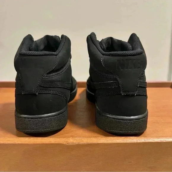 Nike Court Vision Mid Triple Black Men's size 9.5 - Picture 7 of 11